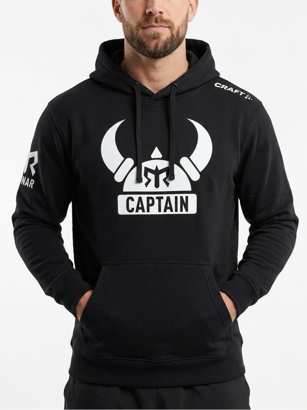 CRAFT Ragnar Relay Captain Hoodie Unisex XL Black Viking Running Race